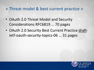Introduction oauth 2.0 et openid connect 1.0