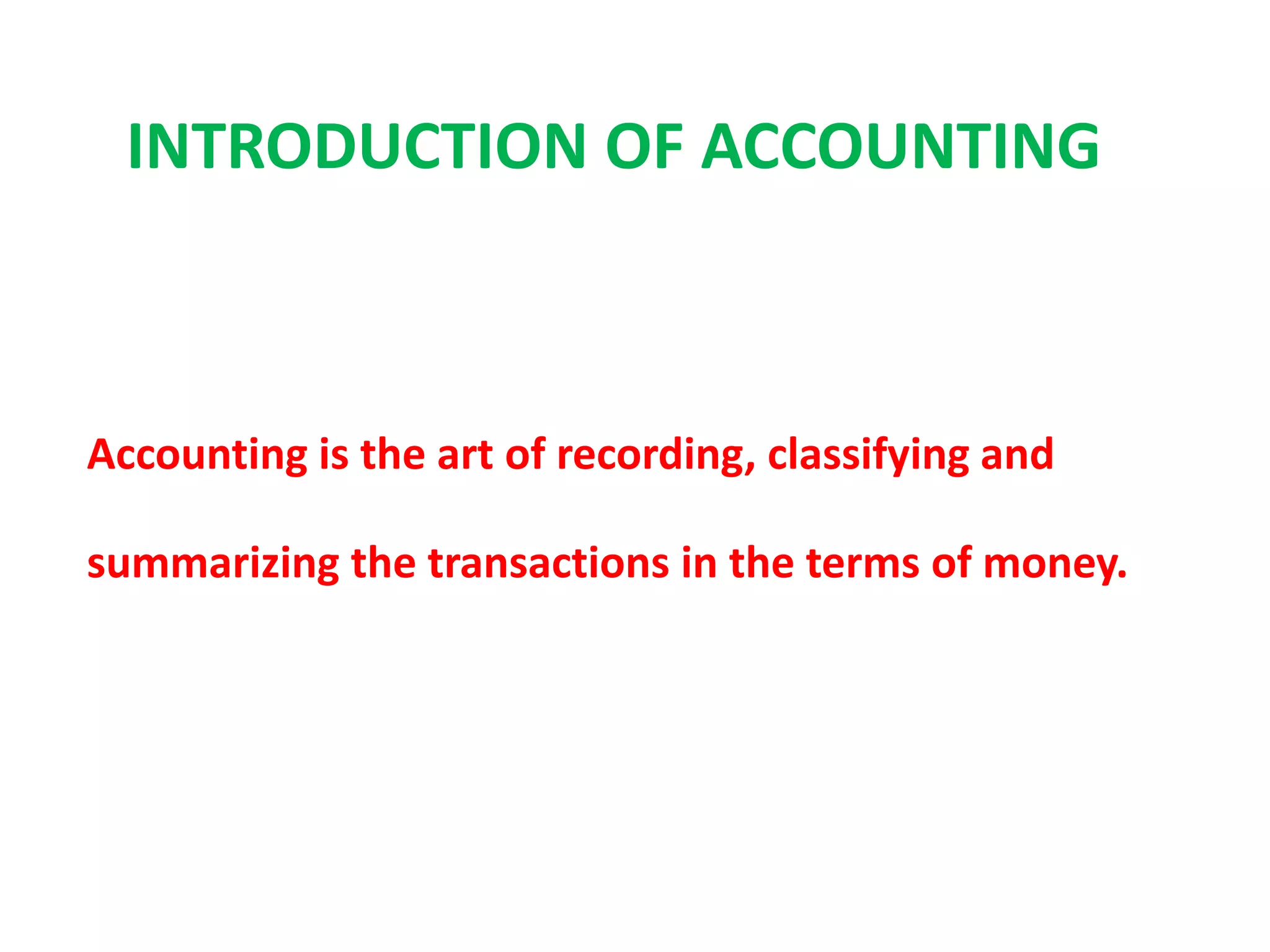 Introduction of accounting pptx
