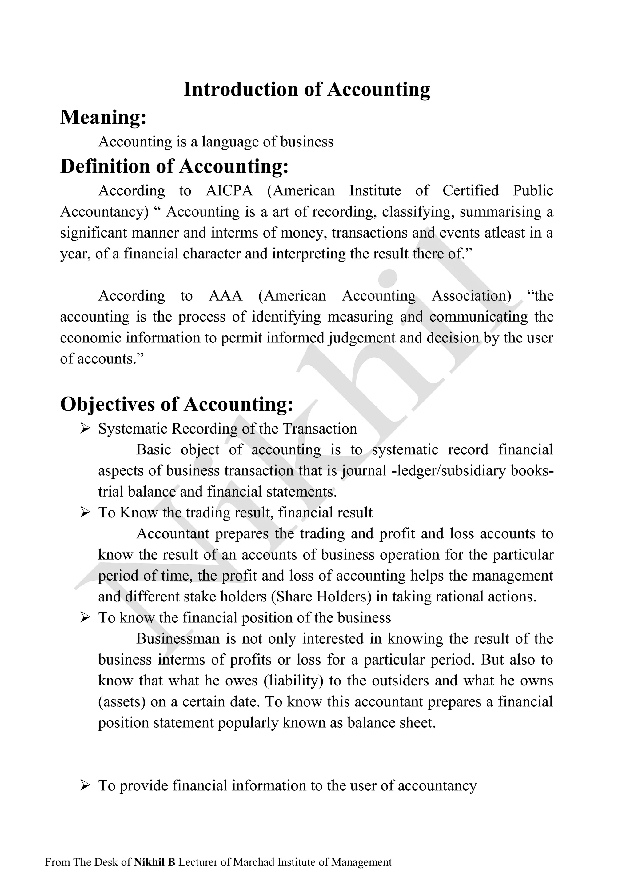 Introduction of accounting_2016_09_24_05_08_16_467 | PDF