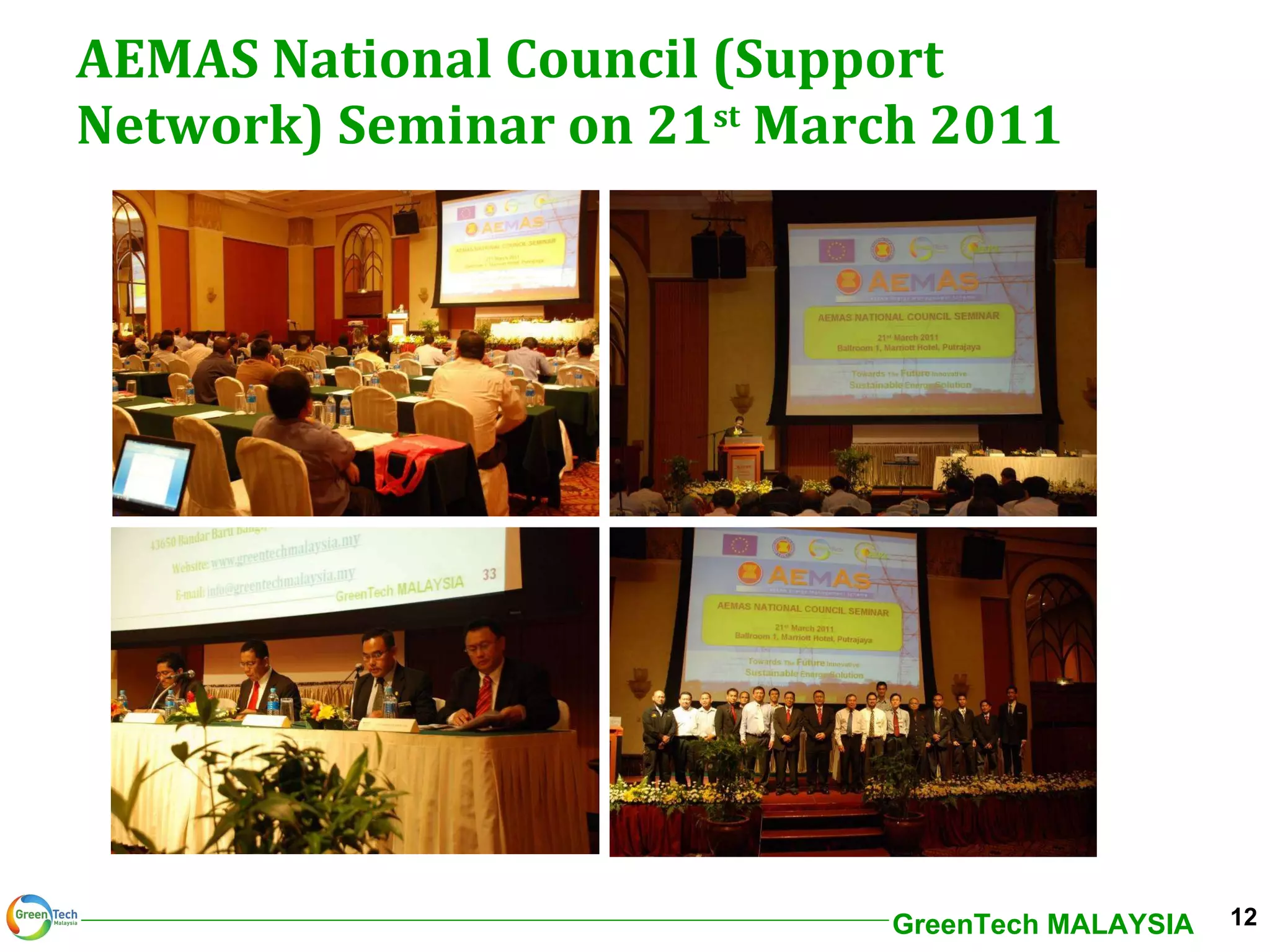 AEMAS National Council (Support Network) Seminar on 21 st  March 2011 