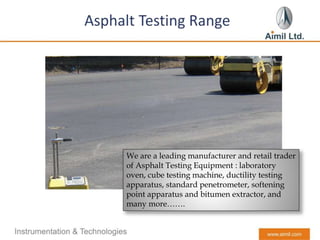 Bitumen and Asphalt Testing