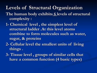 The Human Body : An Orientation and Introduction | PPT