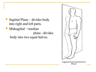 Halves Body Part INTRODUCTION OF ANATOMY & PHYSIOLOGY.ppt