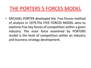 Porter Method porters five force model with respect to apple inc | PPTX