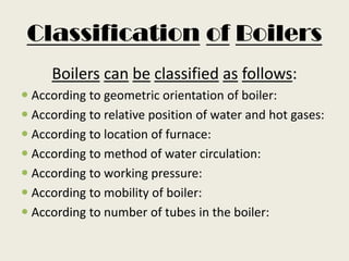 Introduction of Boiler | PDF