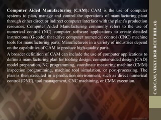 Introduction of cad cam | PDF