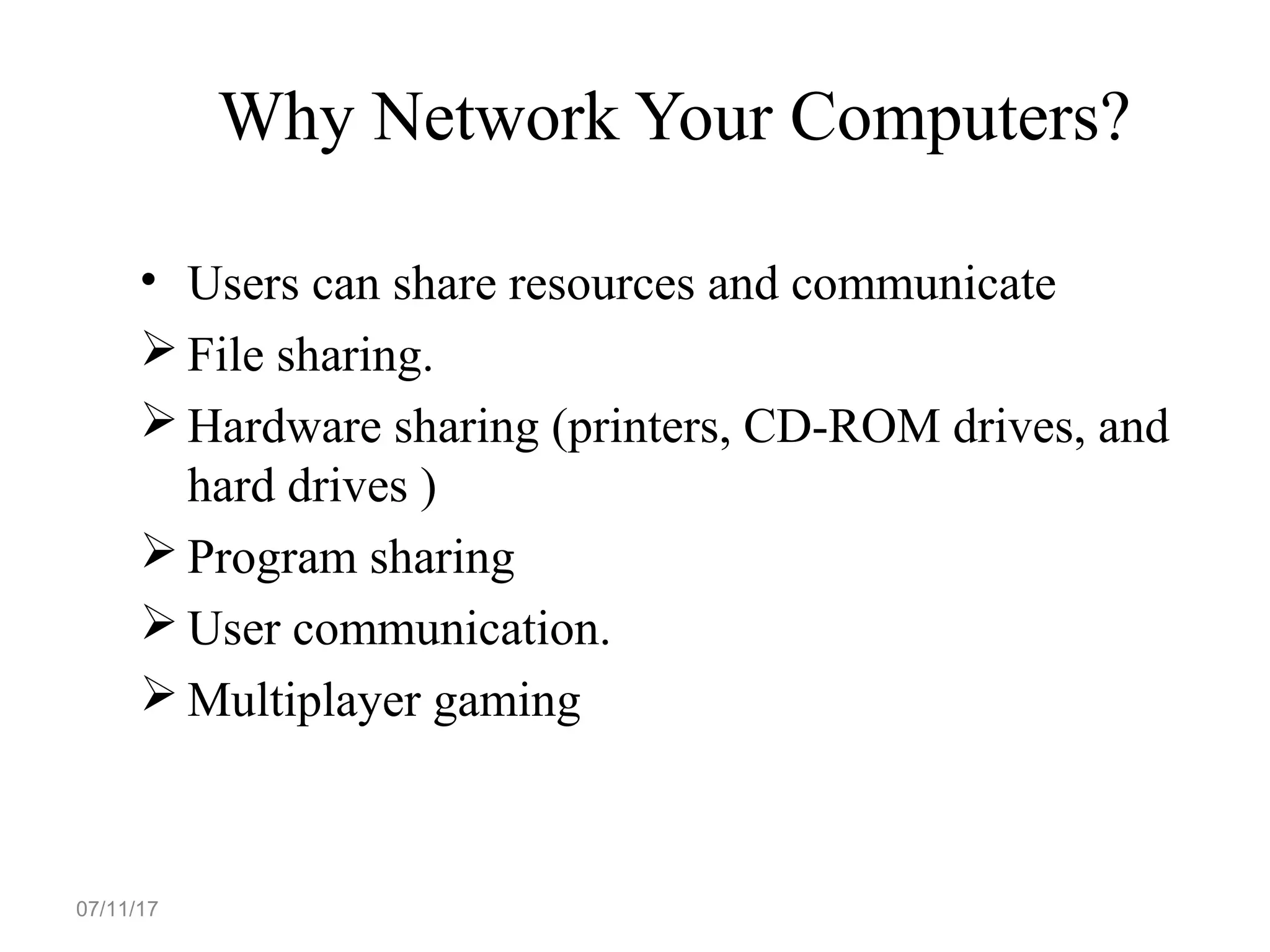Introduction of computer network | PPT