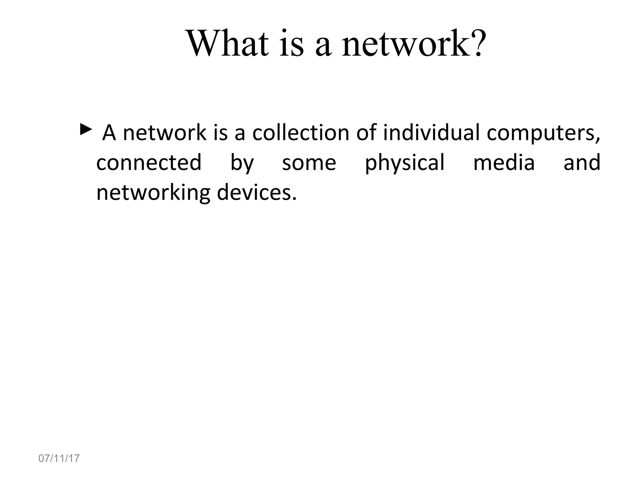 Introduction of computer network | PPT