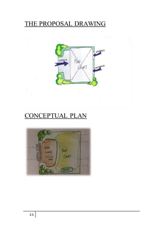 11
THE PROPOSAL DRAWING
CONCEPTUAL PLAN
 