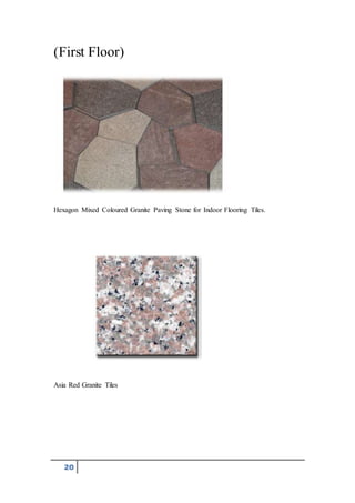 20
(First Floor)
Hexagon Mixed Coloured Granite Paving Stone for Indoor Flooring Tiles.
Asia Red Granite Tiles
 