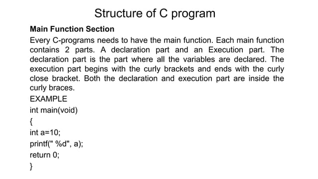 Introduction of c programming unit-ii ppt | PPTX