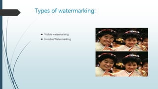 Introduction of database watermarking | PPTX