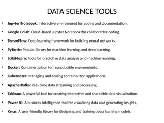 INTRODUCTION OF DATA SCIENCE.pptx THIS IS THE PPT FOR DATA SCIENCE ...