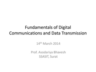 Introduction of digital communication | PPT