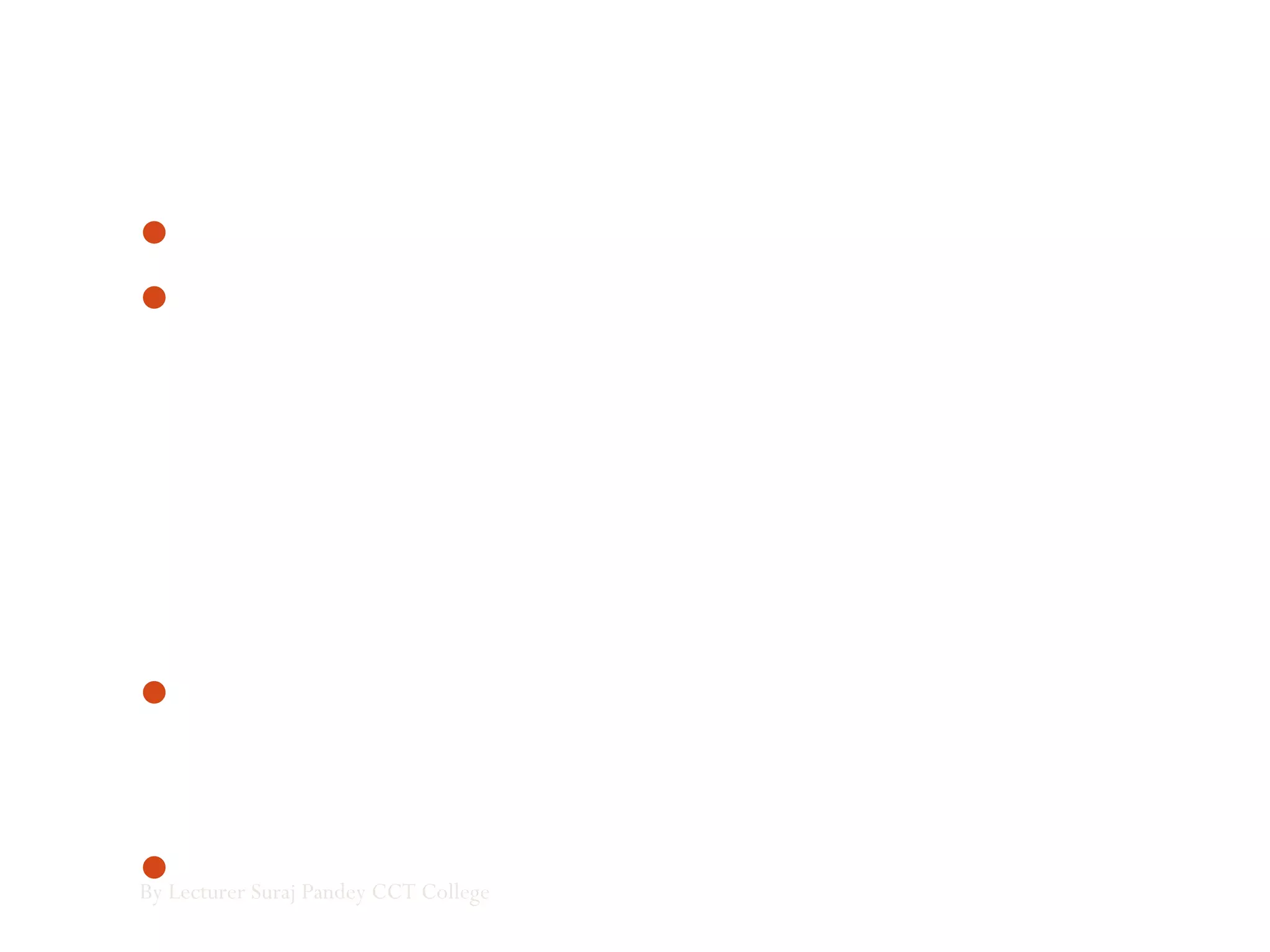 a. On Error GoTo Line:
The On Error GoTo Line statement assumes that error-
handling code starts at the line specified in the required line
argument. If a run-time error occurs, control branches to the
line label or line number specified in the argument,
activating the error handler. The specified line must be in the
same procedure as the On Error GoTo Line statement;
otherwise, Visual Basic generates a compiler error.
We have to place an Exit Sub statement immediately before
the error-handling block. Otherwise, Visual Basic runs the
error-handling code when it reaches the end of the
subroutine, causing unwanted or unexpected results.By Lecturer Suraj Pandey CCT College
 