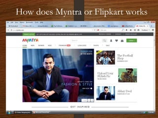 How does Myntra or Flipkart works
 