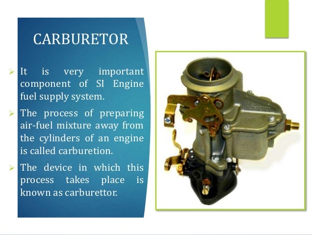 Introduction Of Fuel System Kvg