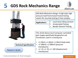 Basic Introduction of GDS Instruments by Aimil Ltd India | PPTX