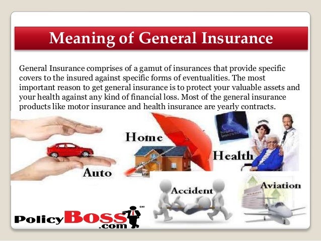 Introduction of general insurance