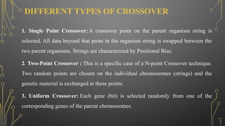 Introduction of Genetic Algorithm in Soft Computing. | PPTX