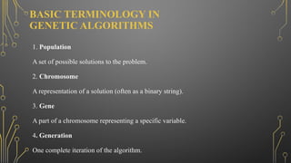 Introduction of Genetic Algorithm in Soft Computing. | PPTX