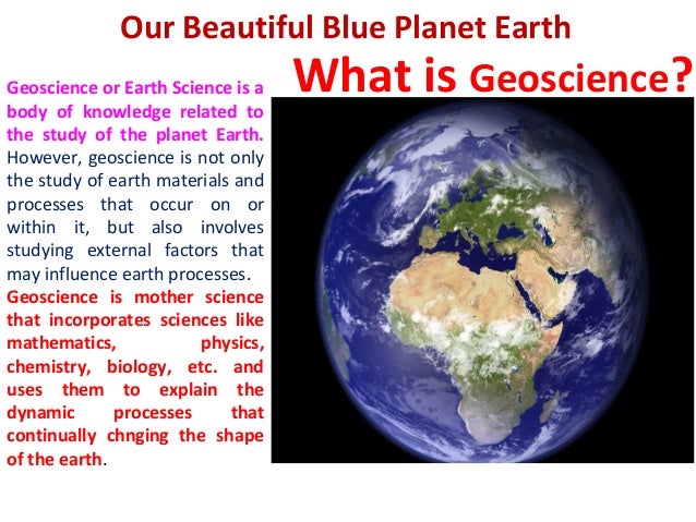 Introduction Of Geoscience What Is Geoscience