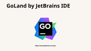 GoLand by JetBrains IDE
https://www.jetbrains.com/go/
 