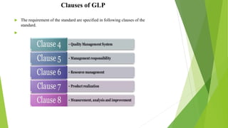 Introduction of good laboratory practice | PPTX