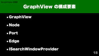 Graph View Code Base GraphView のすゝめ / Introduction of GraphView | PDF