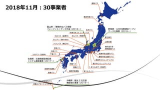 2018年11月：30事業者
 