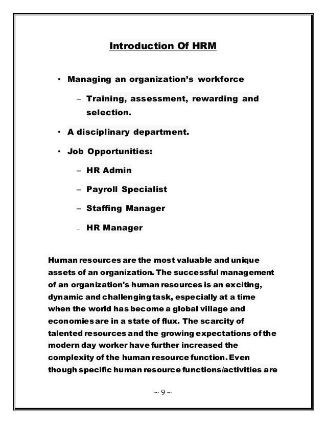 human resource management of kfc kfc hr