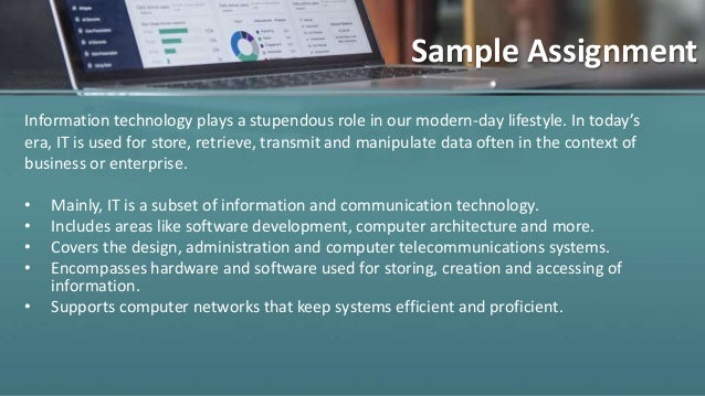 Information technology assignment quizlet picture