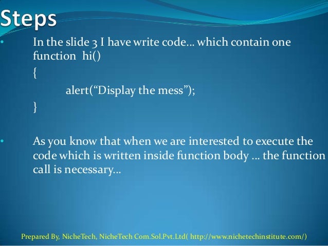 Introduction of java script , PHP Training Ahmedabad, PHP Live Project ...
