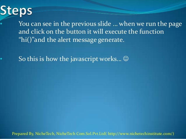 Introduction of java script , PHP Training Ahmedabad, PHP Live Project ...
