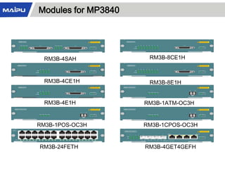 Mapu Device Introduction of maipu router series | PPTX