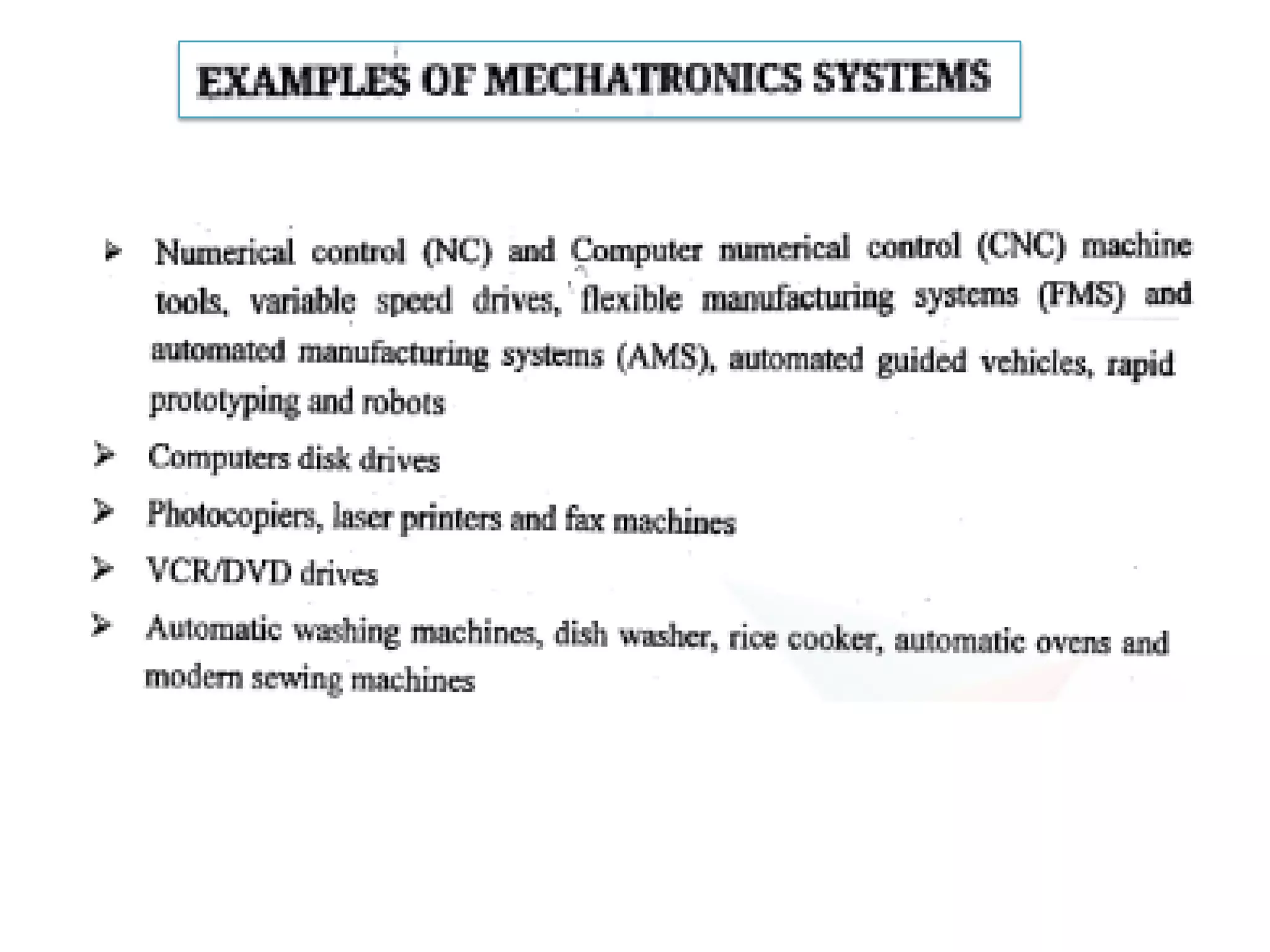 Introduction of Mechatronics | PPT