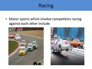 Introduction of Motorsport / Auto Racing | PPTX