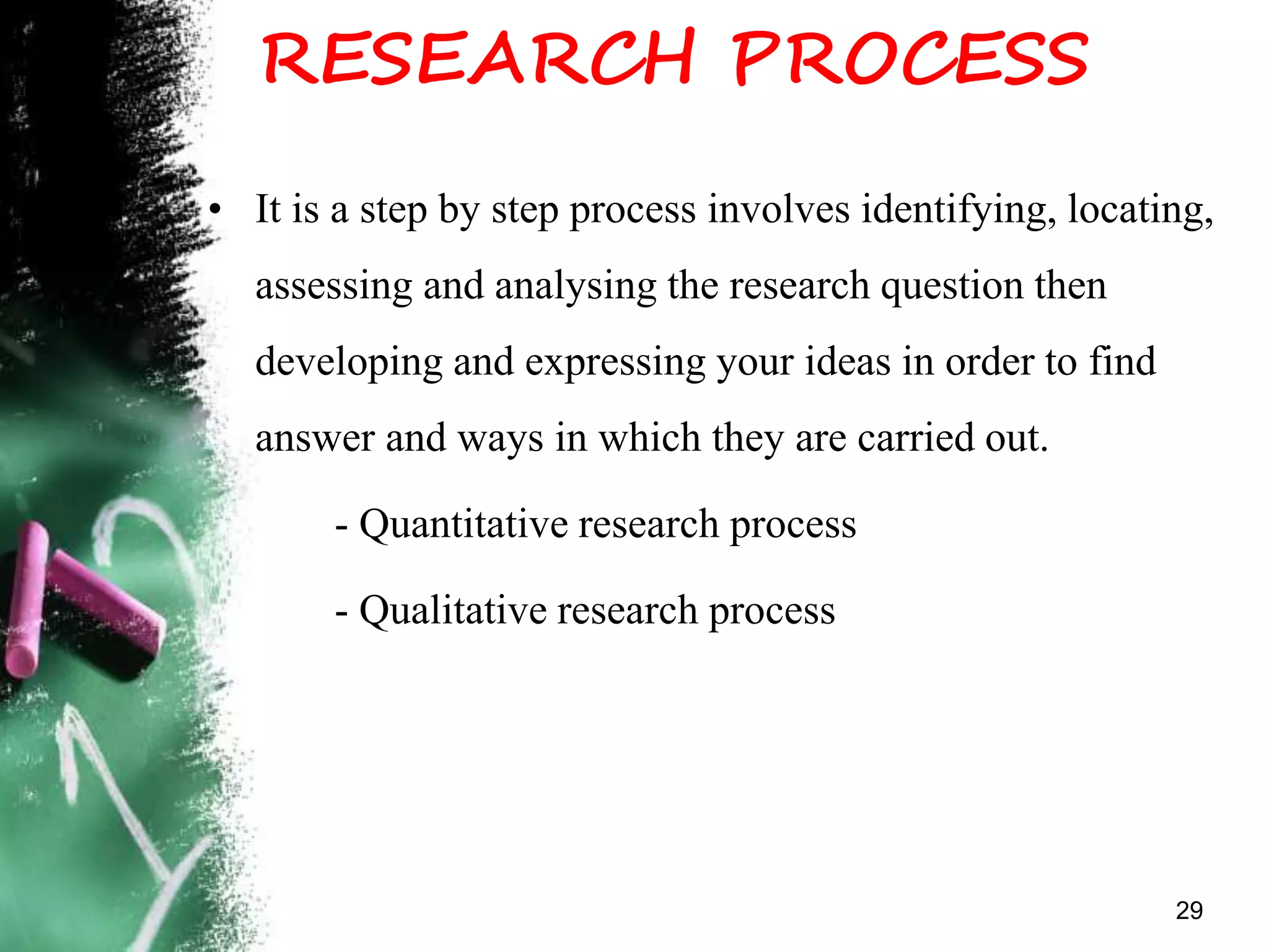 Introduction of nursing research and research process | PPT