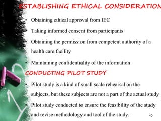 Introduction of nursing research and research process | PPT