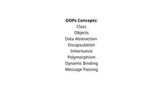 Introduction of Object Oriented Programming.pptx