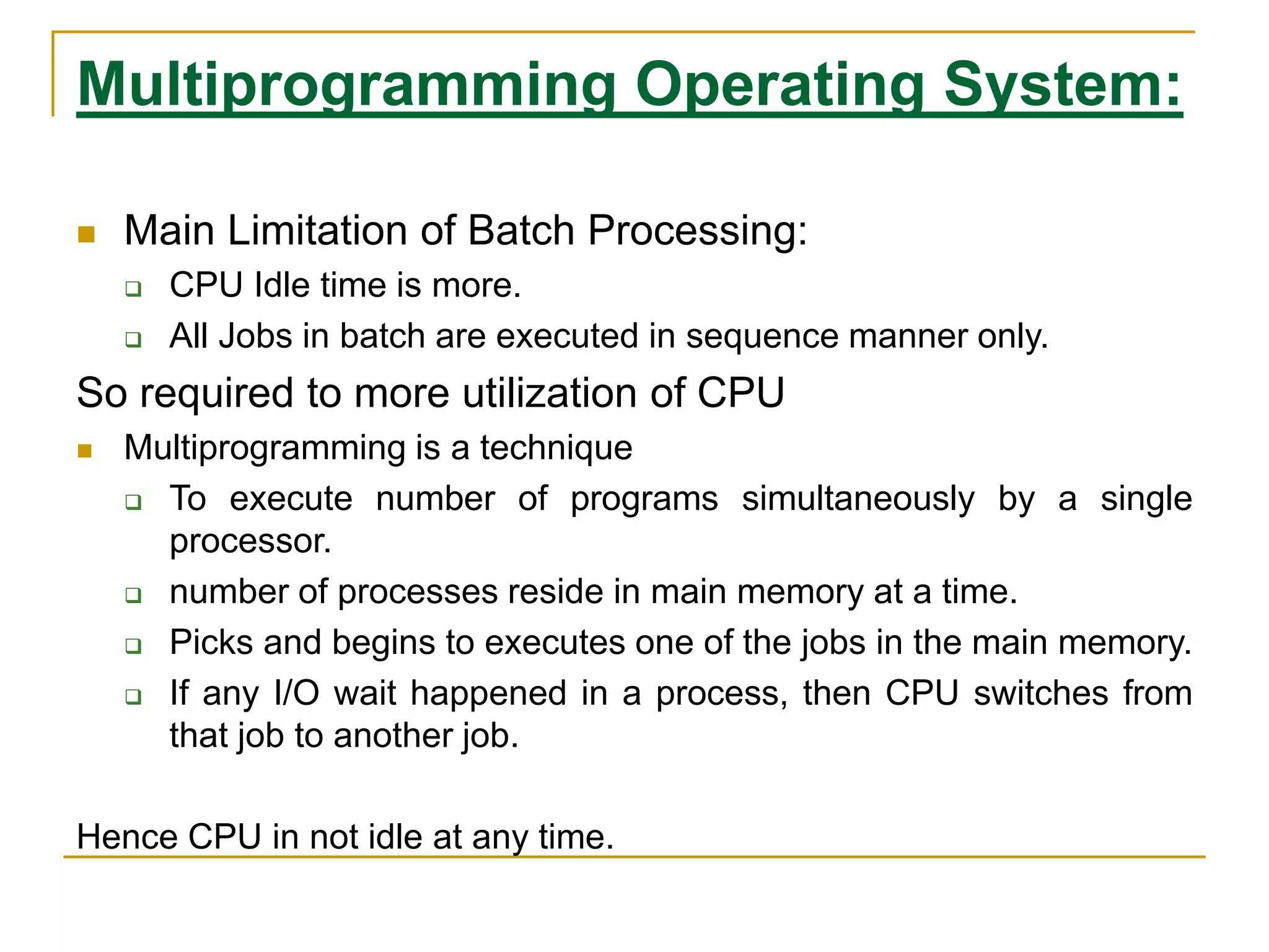 Introduction of operating system | PPT
