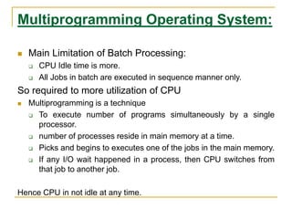 Introduction of operating system | PPT