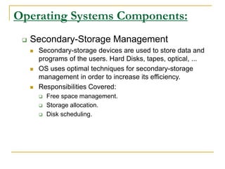 Introduction of operating system | PPT