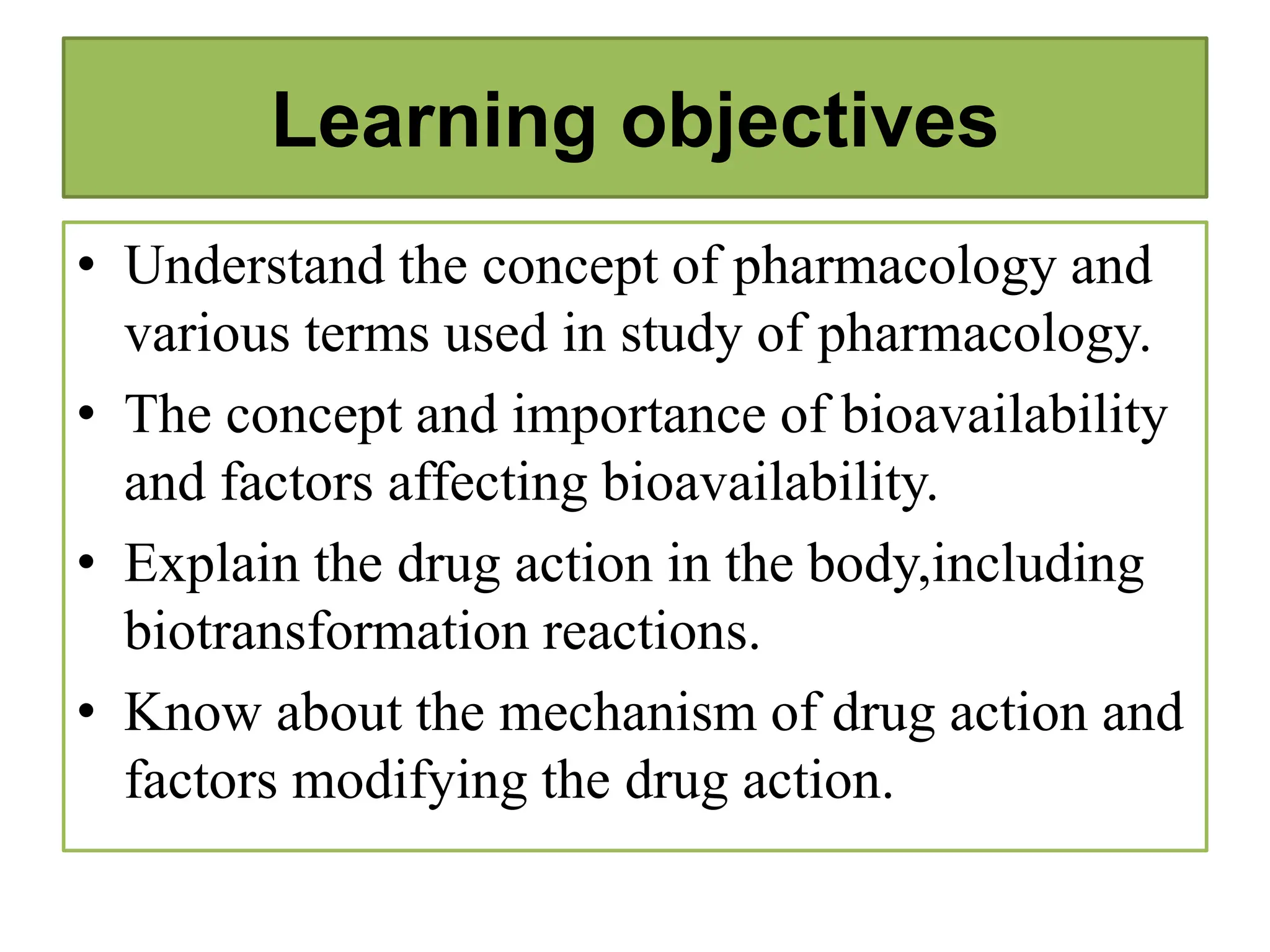 Introduction of General Pharmacology PPT.pptx