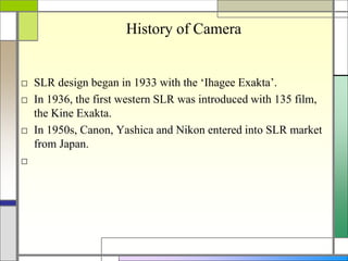 Introduction of photography | PPTX