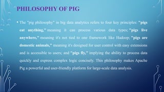 INTRODUCTION OF PIG IN BIG DATA ANALYTICS | PPTX