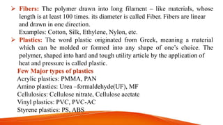 Introduction of Polymer | PPTX