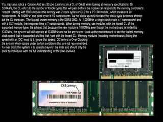 Introduction of ram ddr3 | PPTX | Data Storage and Warehousing | Computing