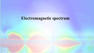 Electromagnetic spectrum
 
