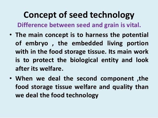 Introduction Of Seed Production